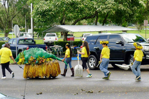 ハワイ島ヒロ、メリー・モナーク・パレード、フラ、５０周年