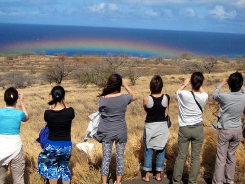 ハワイ島　虹　photo by ハワイ島マイカイ・オハナ・ツアー