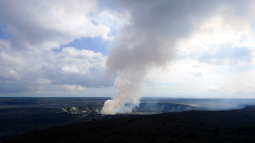 最近活発に活動しているハワイ島キラウエア火山