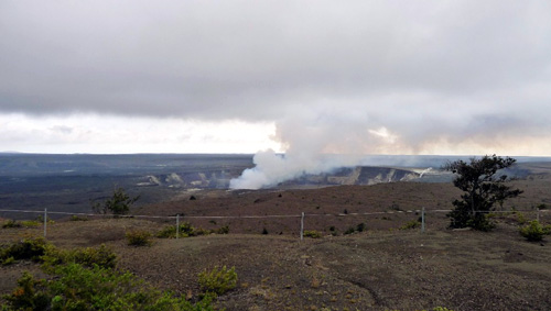 ハワイ島キラウエア火山ハレマウマウ火口