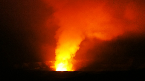 ハワイ島マイカイオハナツアー・ハワイ島キラウエア火山溶岩・リポート