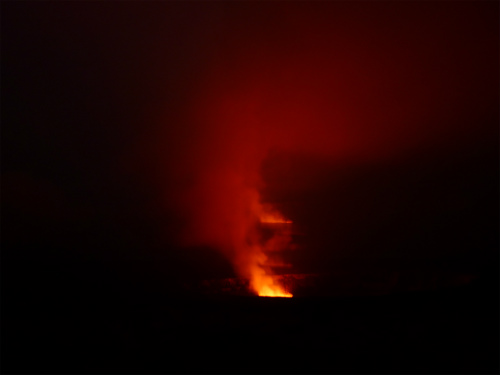 ハレマウマウ火口、ハワイ島、火山