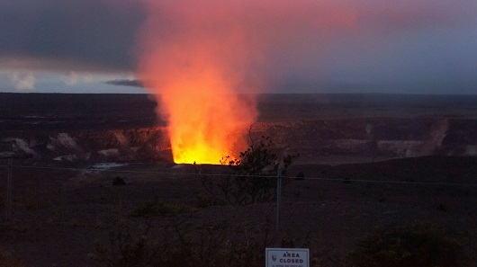 ハワイ島火山・溶岩リポート　2月12日（ハワイ島マイカイオハナツアー）