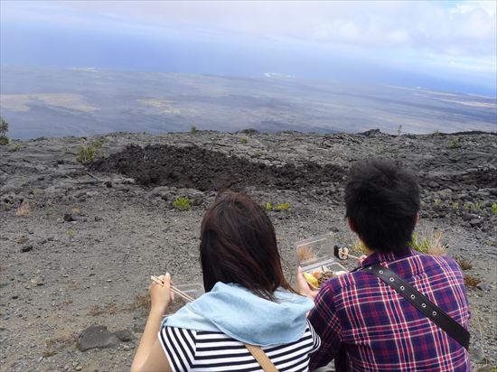 ハワイ島ツアー『ザ・朝火山ツアー』リポート　7月13日（ハワイ島マイカイオハナツアー）