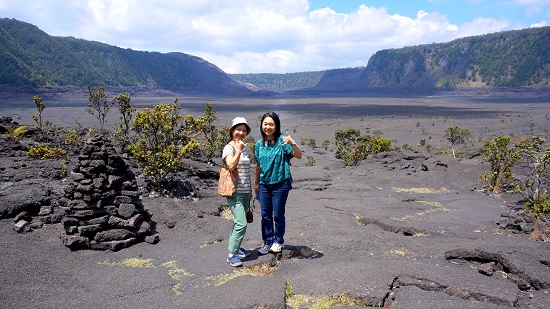 2014.9.13ザ・朝火山ツアーでハワイ島観光されたハワイ島大好き母・娘様より（ハワイ島マイカイオハナツアー）